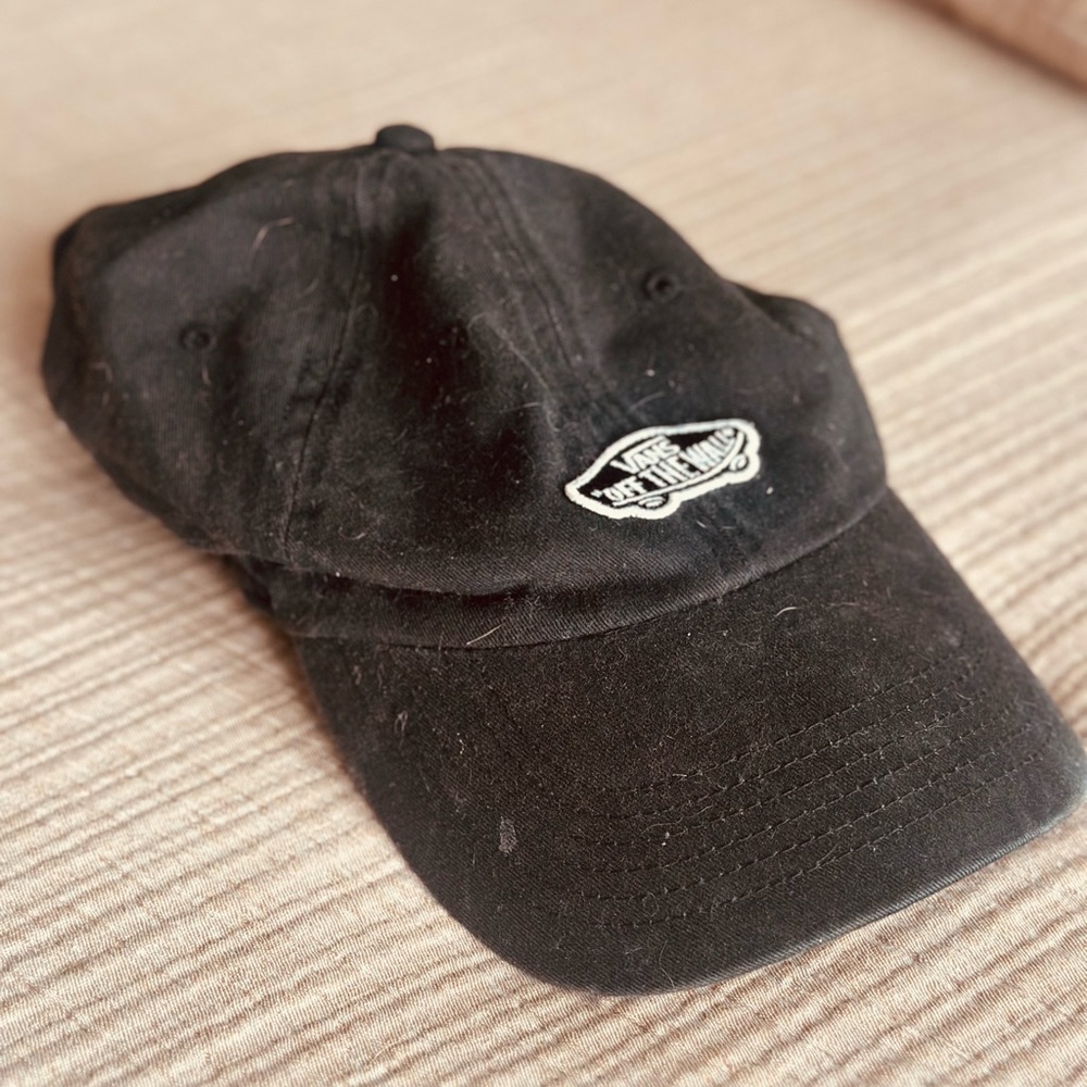 Vans Black Logo Cap